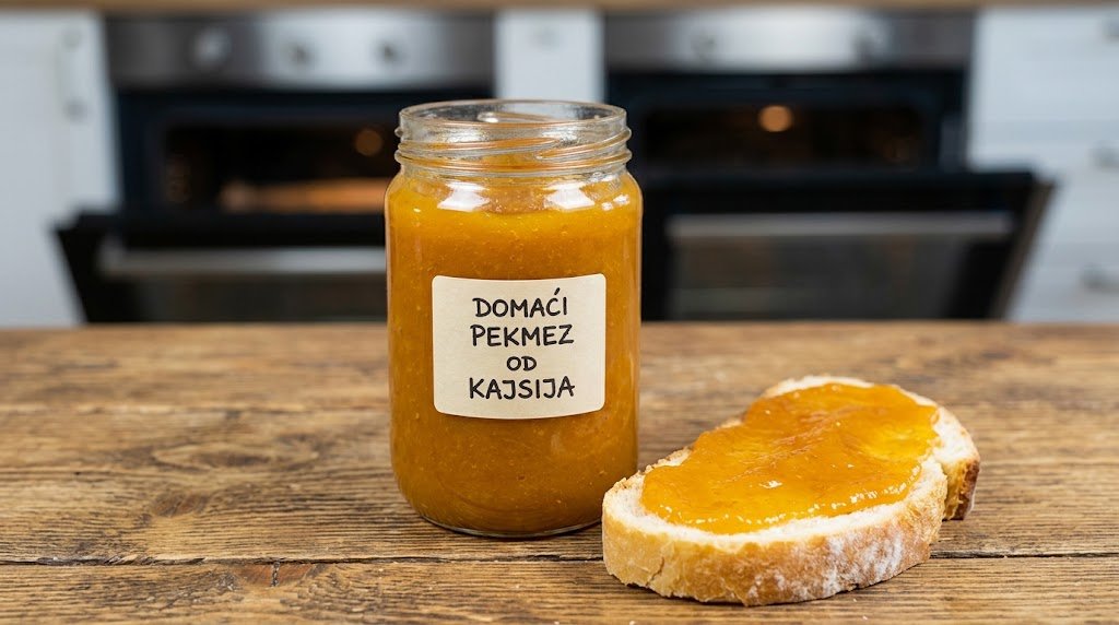 Domaći pekmez od kajsija iz rerne u tegli